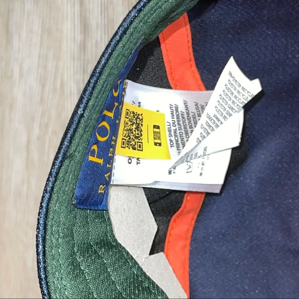 Polo Ralph Lauren Spectre 5 Panel Long Bill Cap Hat Stadium 1992 Hi Tech BNWT - Picture 7 of 8